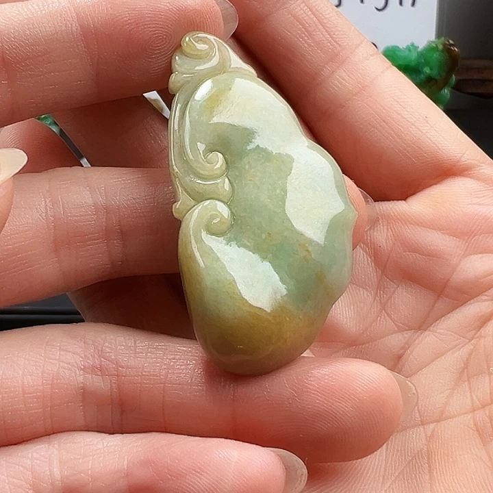 翡翠未镶嵌颈饰天然A货翡翠