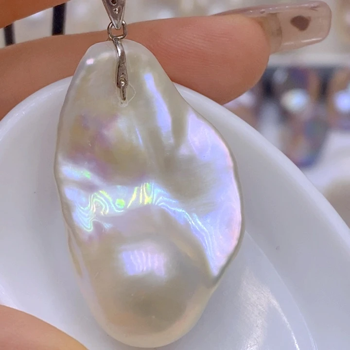 紫***欣吊坠(赠链)淡水珍珠未镶嵌