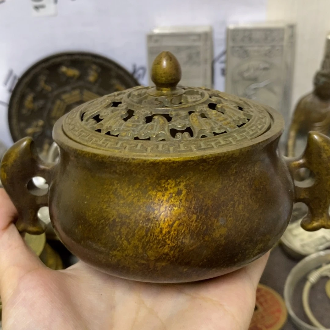 金属复古工艺品香炉