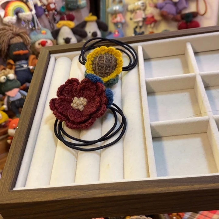 编织品手工编织向日葵