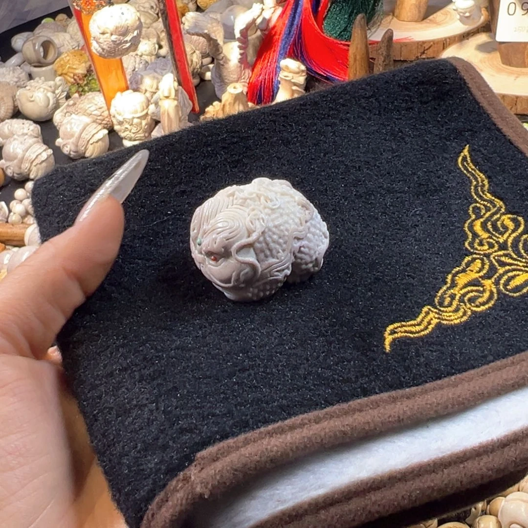 把件鹿骨秦*人鹿骨鹿角