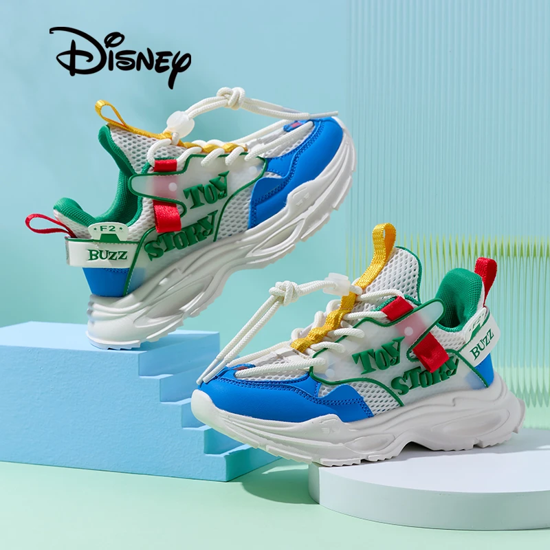 迪士尼【玩具总动员】联名男童单网运动鞋夏季新款透气舒适不臭脚鞋