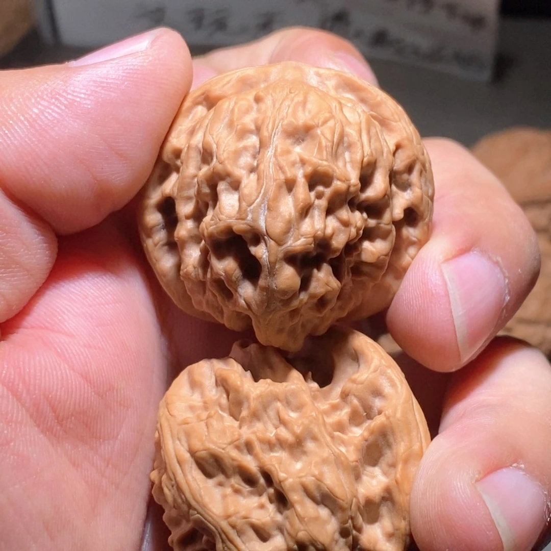 文玩核桃把件野狼