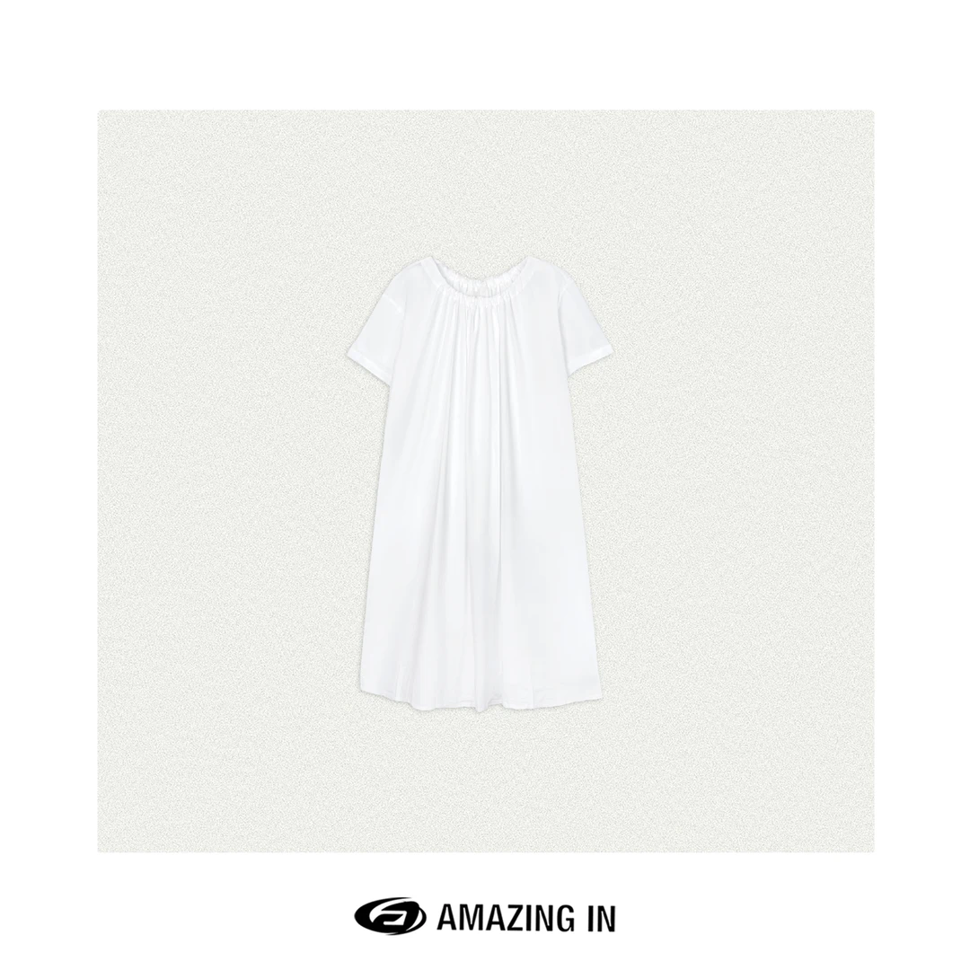 AMAZING IN | 1oo%新疆长绒棉 | 高密织连衣裙A250426-AI54BDR120