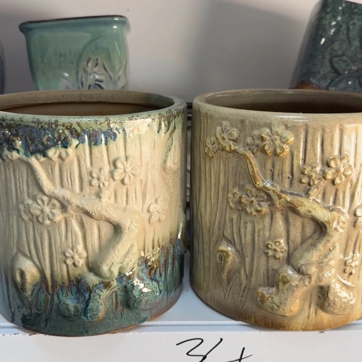 紫砂花盆口20高20，111111