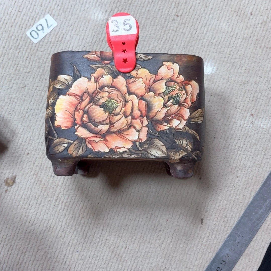 鱼****紫砂花盆陶瓷多肉花盆精品