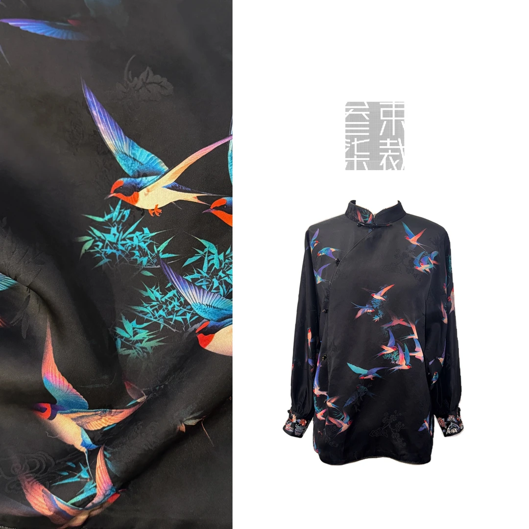 A583【飞燕】春夏新款原创国风立领盘扣气质百搭新国潮