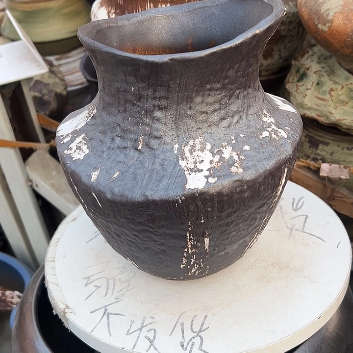 景德镇精品花盆栽适合口15高23