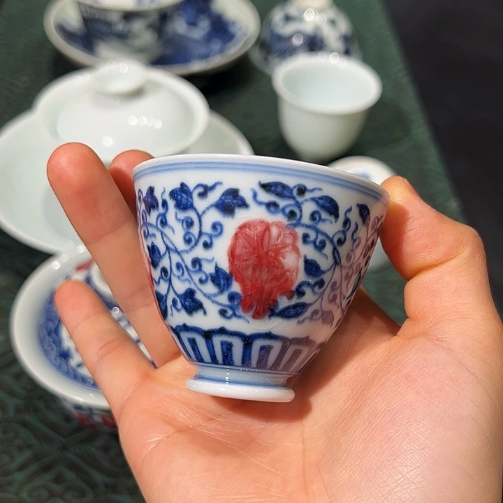 微瑕臻玉古坊原矿孔雀石釉里红