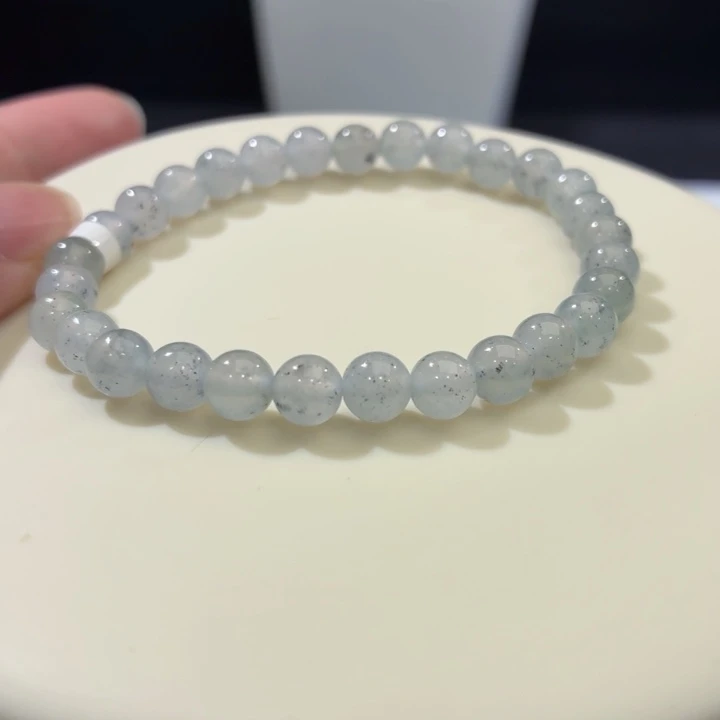 翡翠未镶嵌手链卡6.2