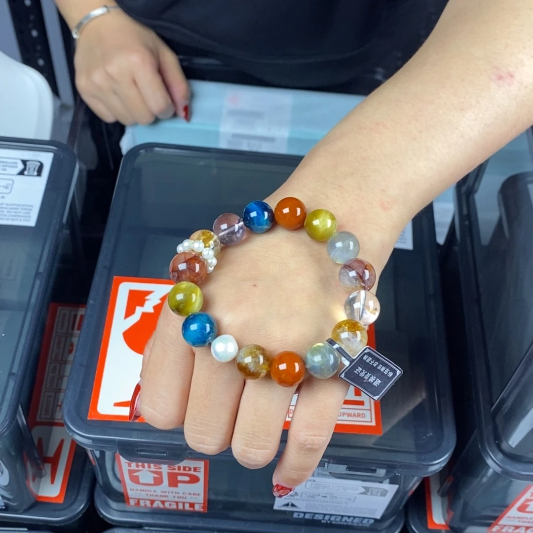 水晶银S925镶嵌手链