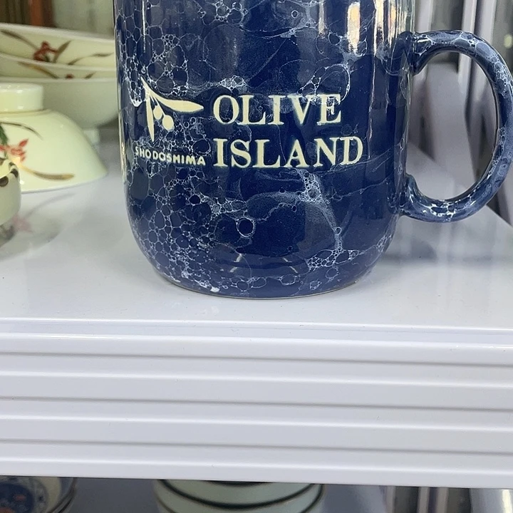 海外陶器精深蓝杯