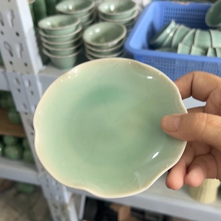 龙泉云间青瓷小米茶器