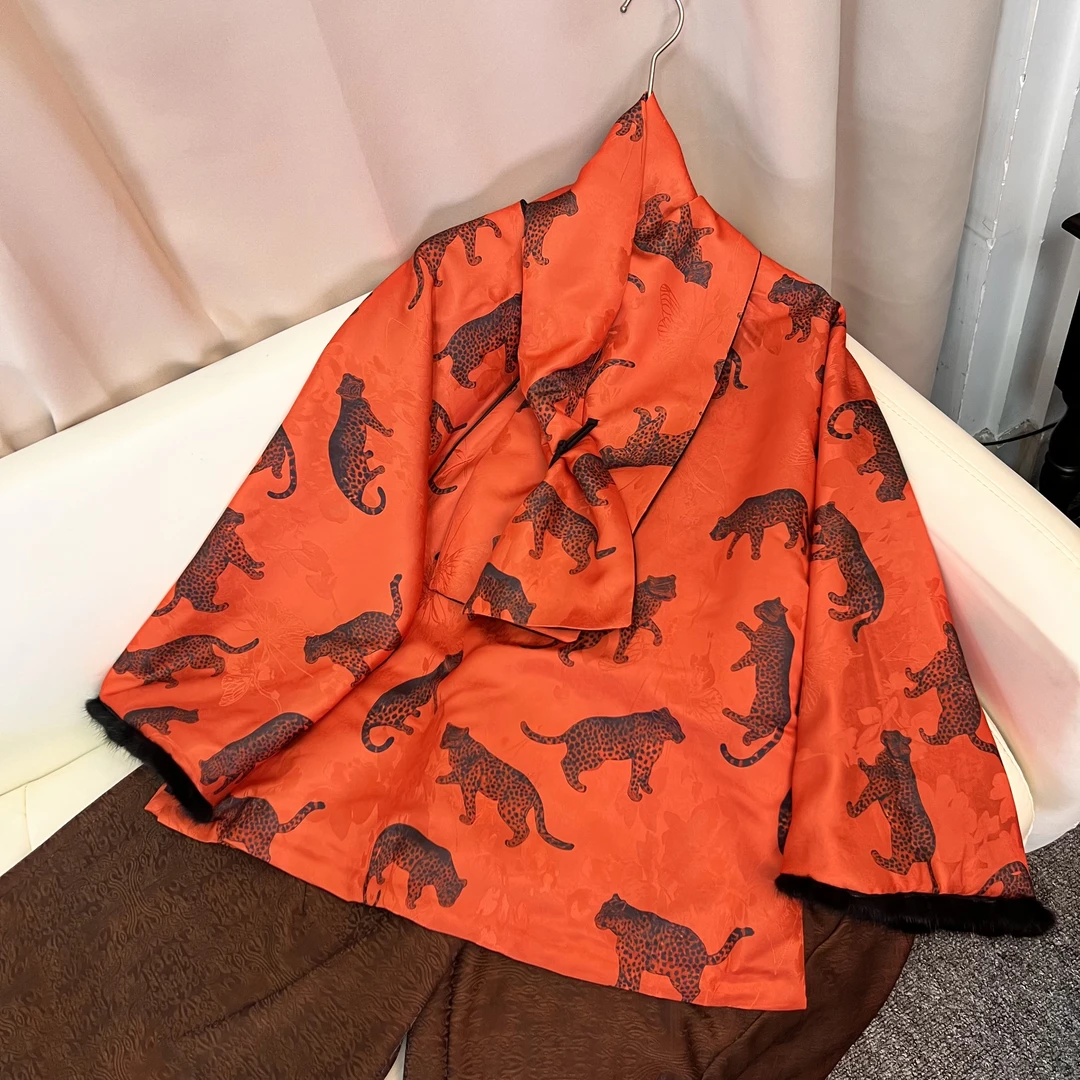 7120（加棉）新中式女装 国风厚款女式外套 复古风休闲款秋冬季上衣