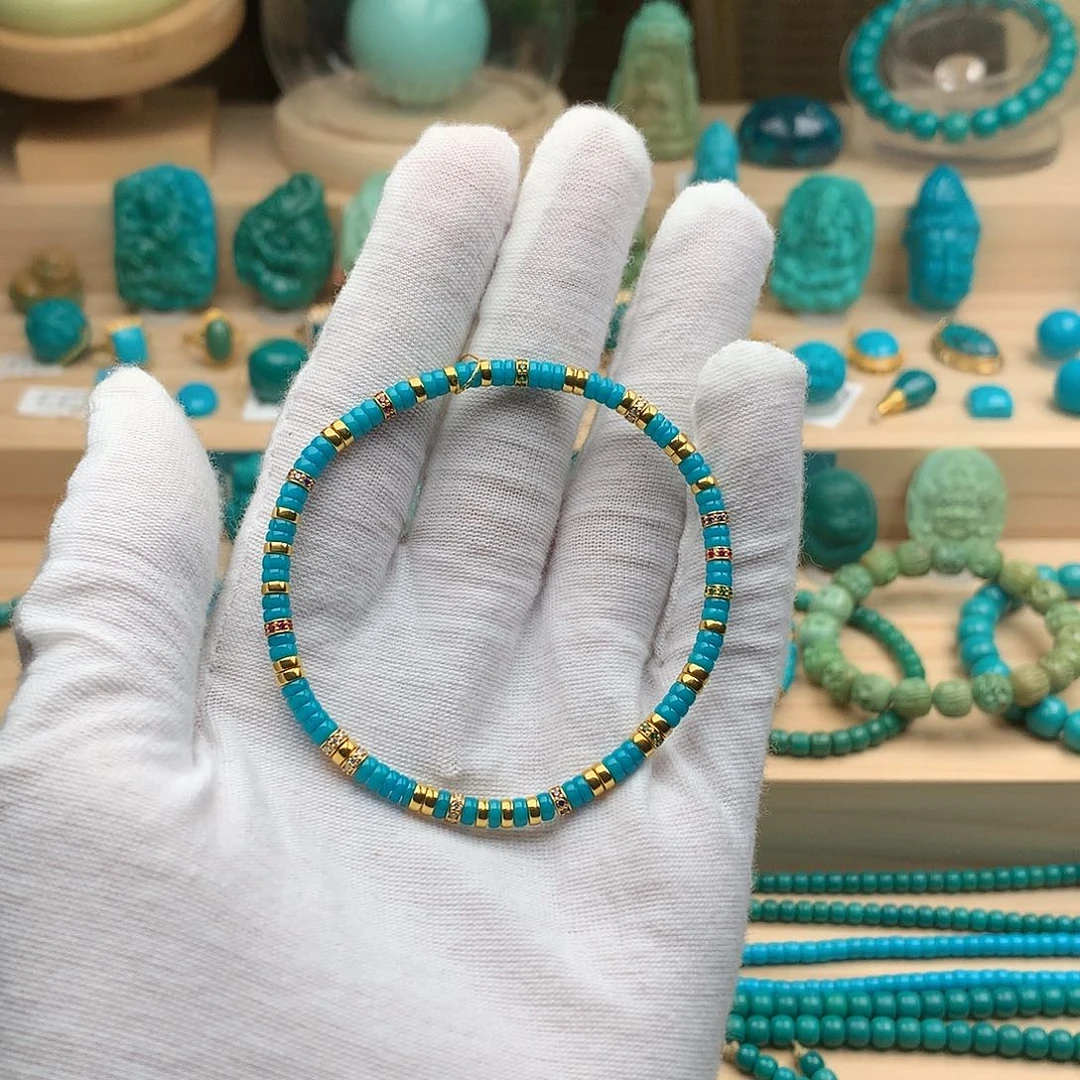 绿松石未镶嵌珠宝奇石