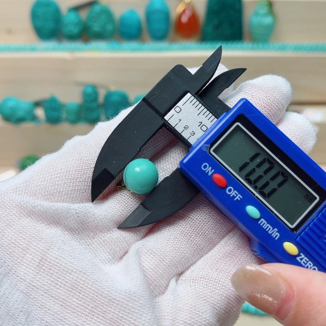 绿松石圆珠未镶嵌