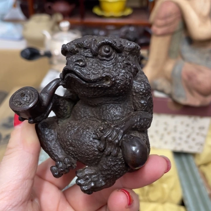 铜中古艺术品摆件