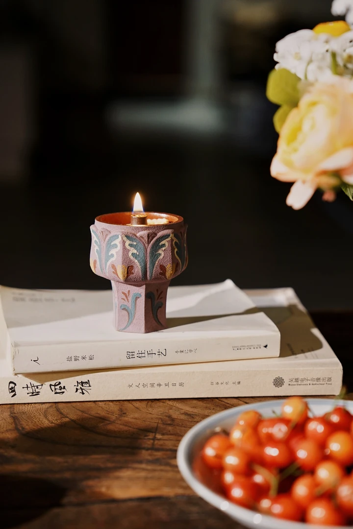 念一《油灯》段泥宜兴紫砂 紫气东来