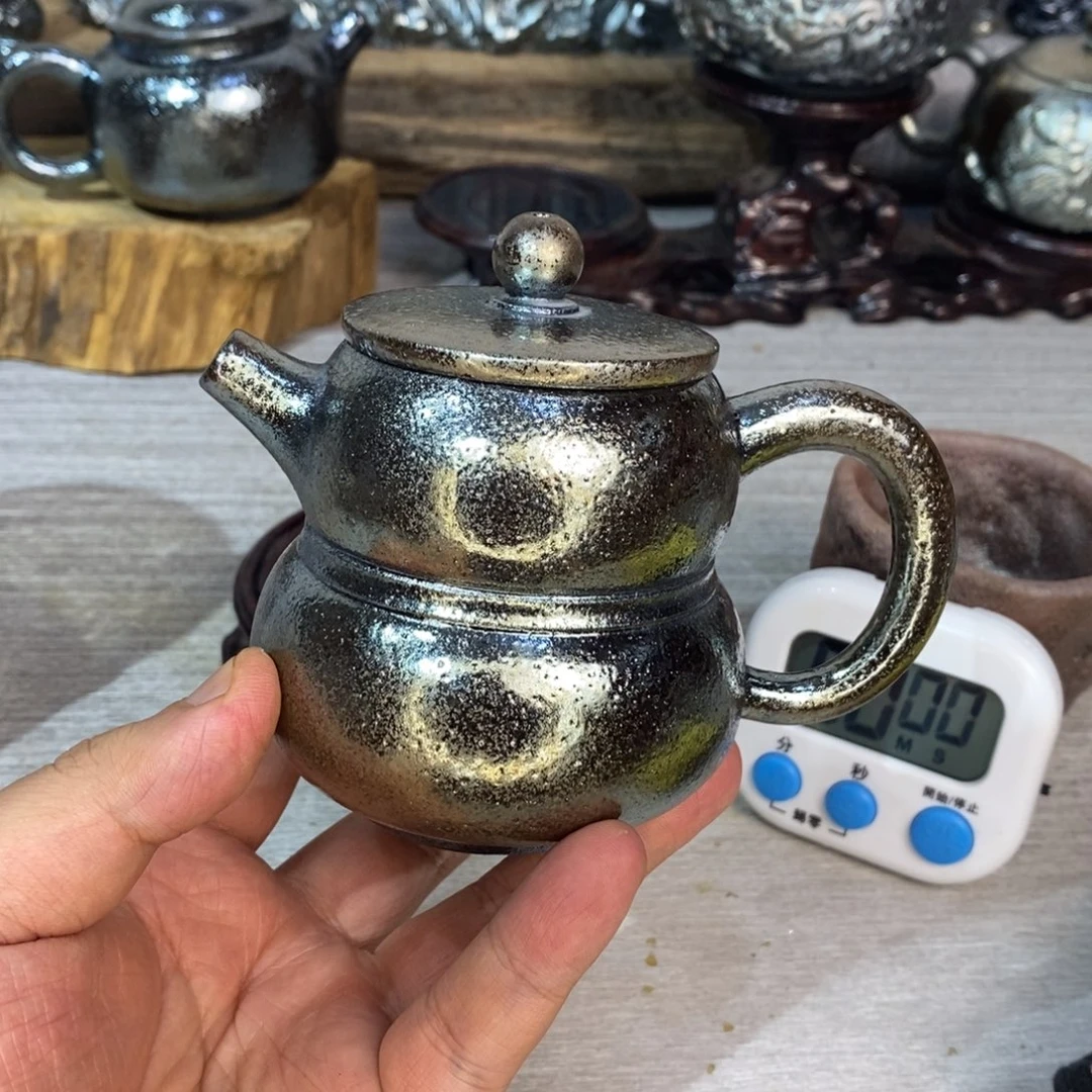 思***睿云南建水紫陶柴烧壶