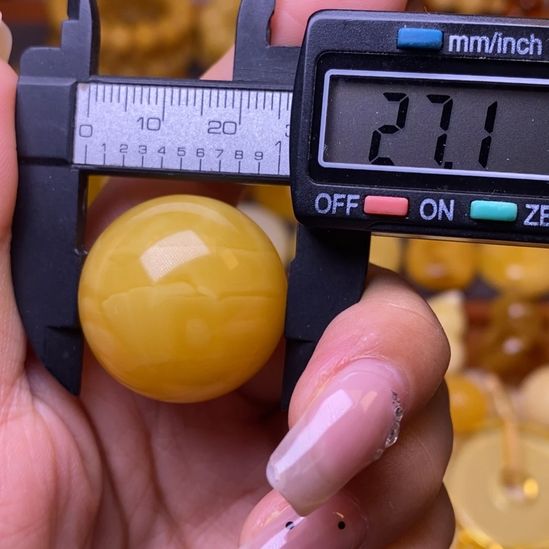 裸石琥珀未镶嵌珠子