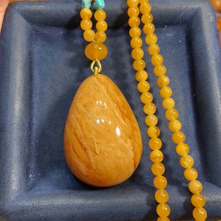 蜜蜡颈饰未镶嵌蜜蜡