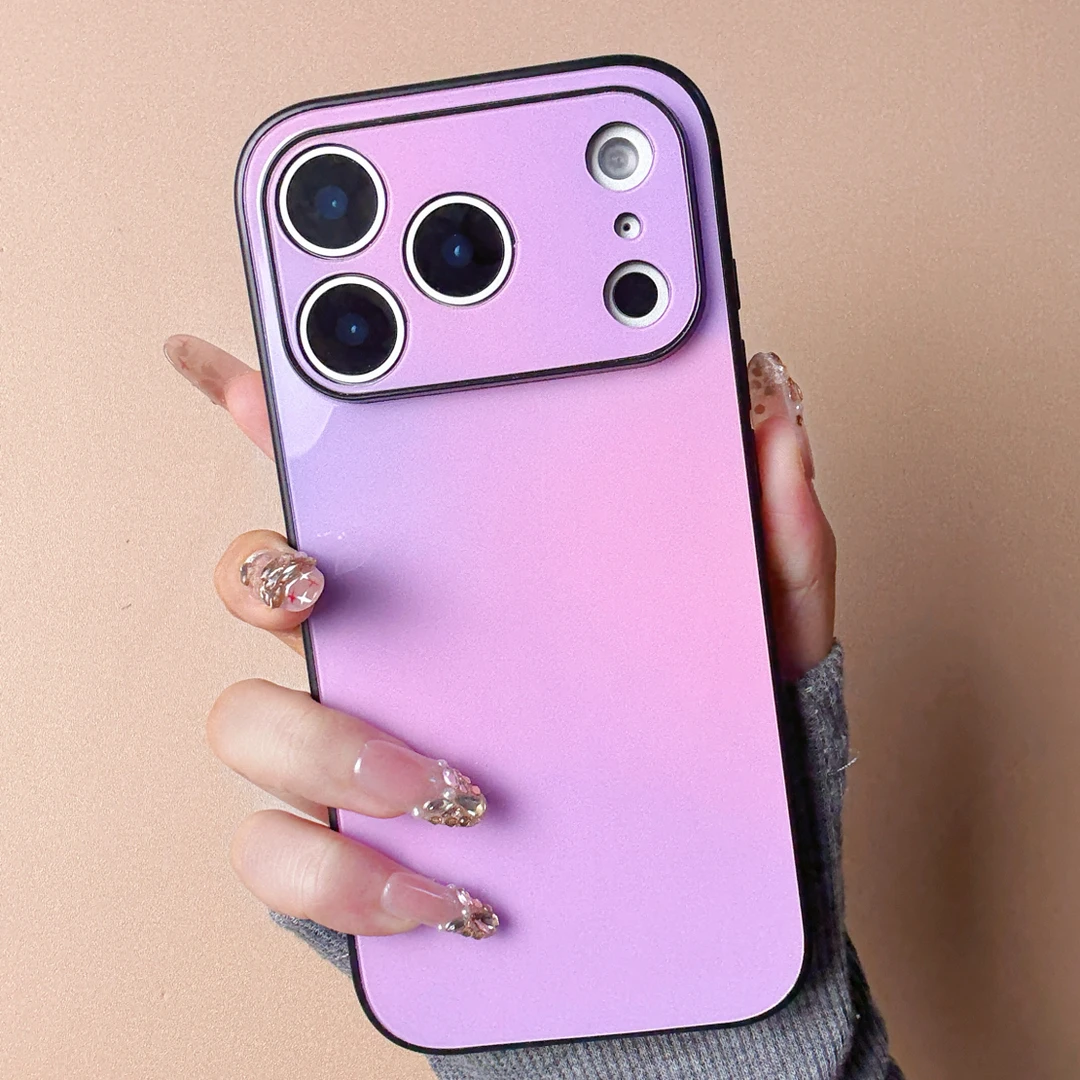 国风绯紫幻境高级手机壳适用于苹果安卓