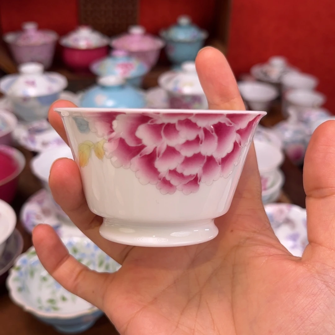 景德镇纯手绘陶瓷茶具
