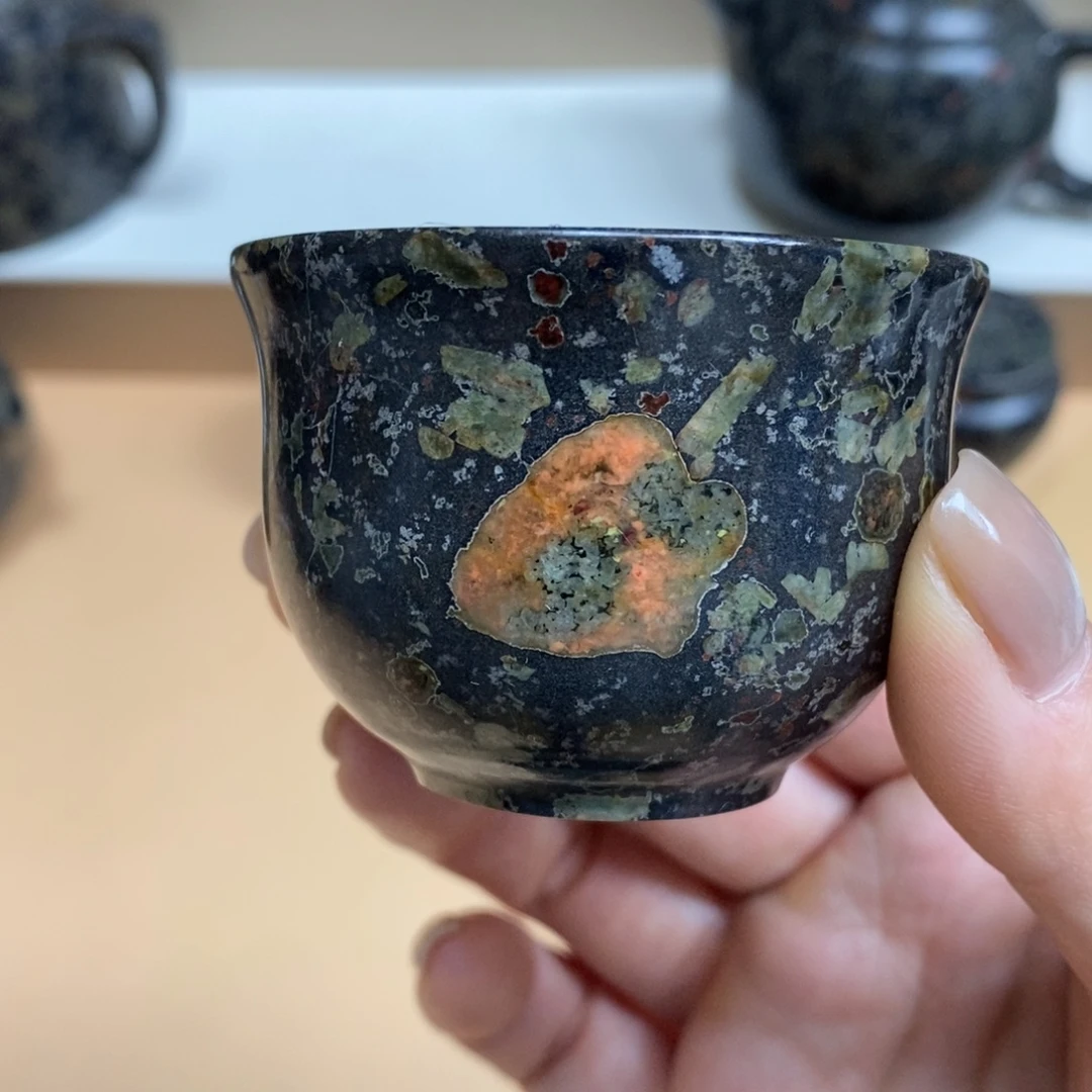 玉福茶具瓷安山玉