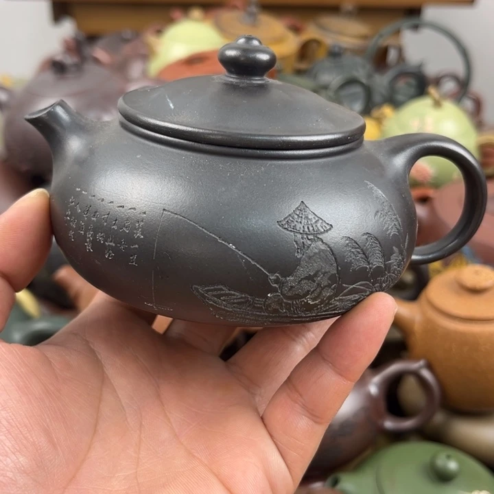 紫砂茶壶紫砂全裂漏水