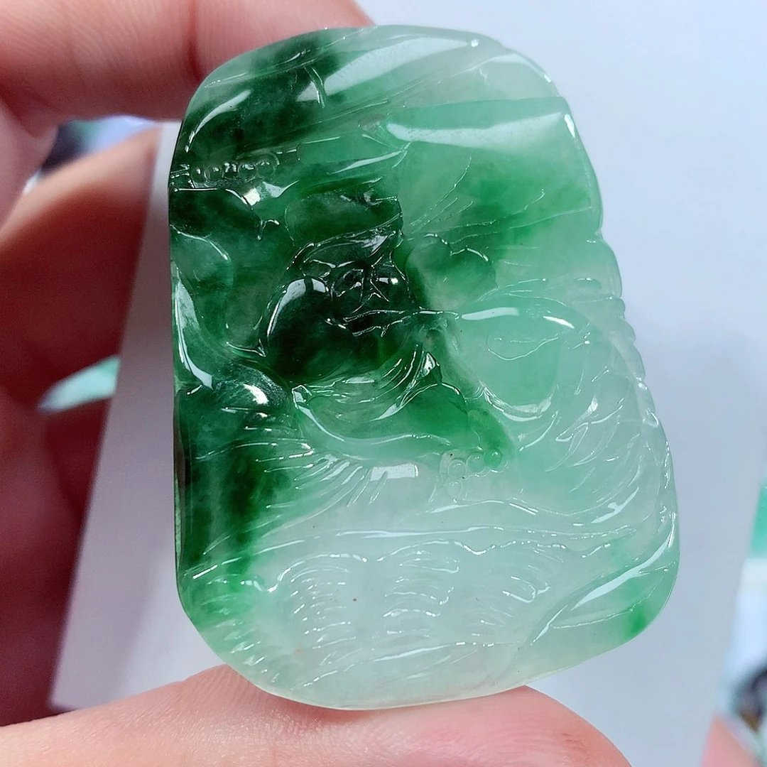 翡翠未镶嵌吊坠(不含链)缅甸翡翠