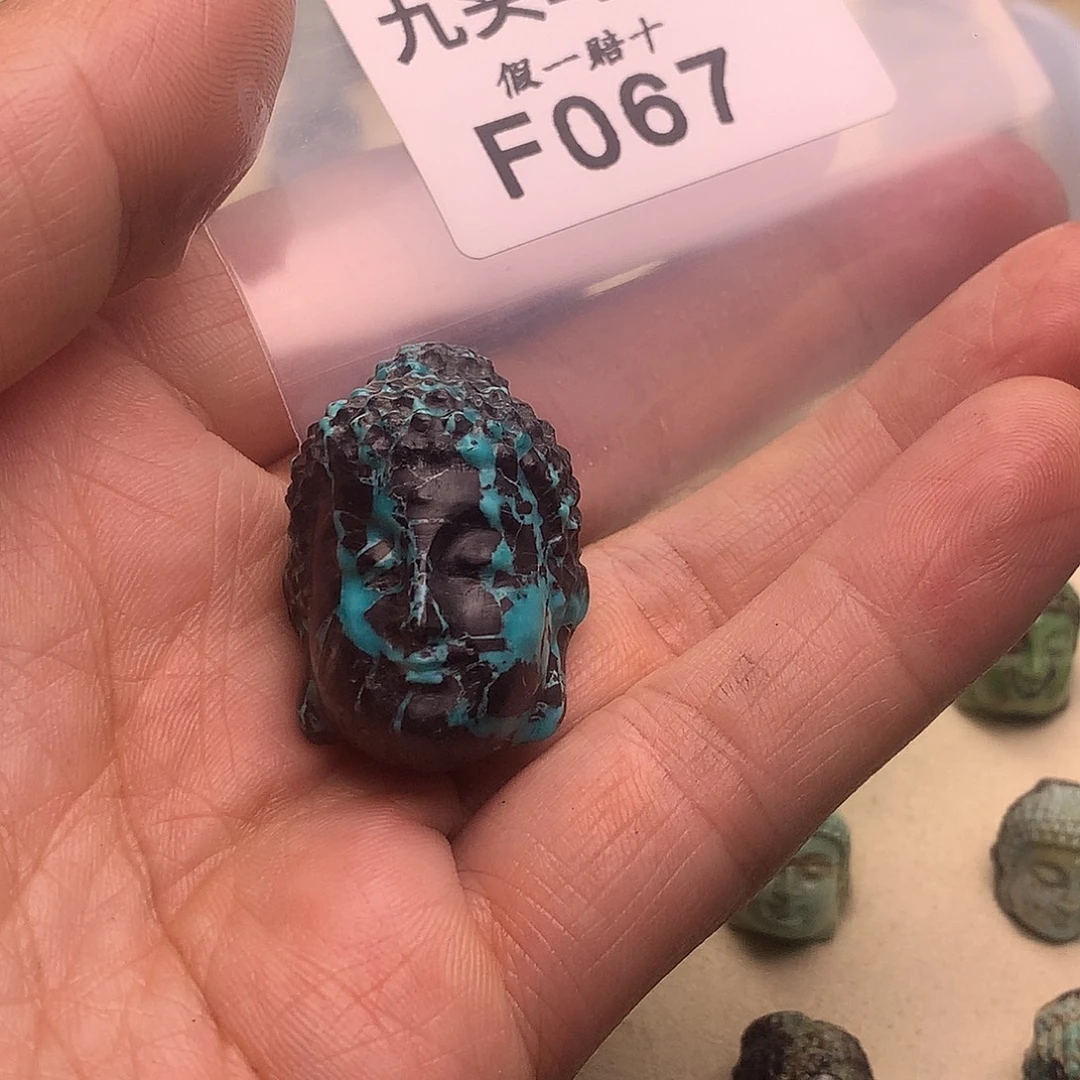 欢****天然辰砂佛头系列产品产品饰品