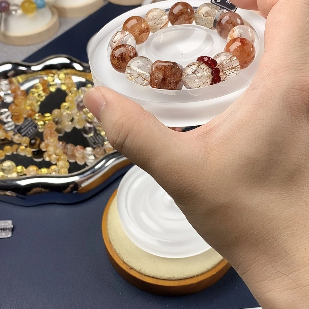 银S925镶嵌手链水晶