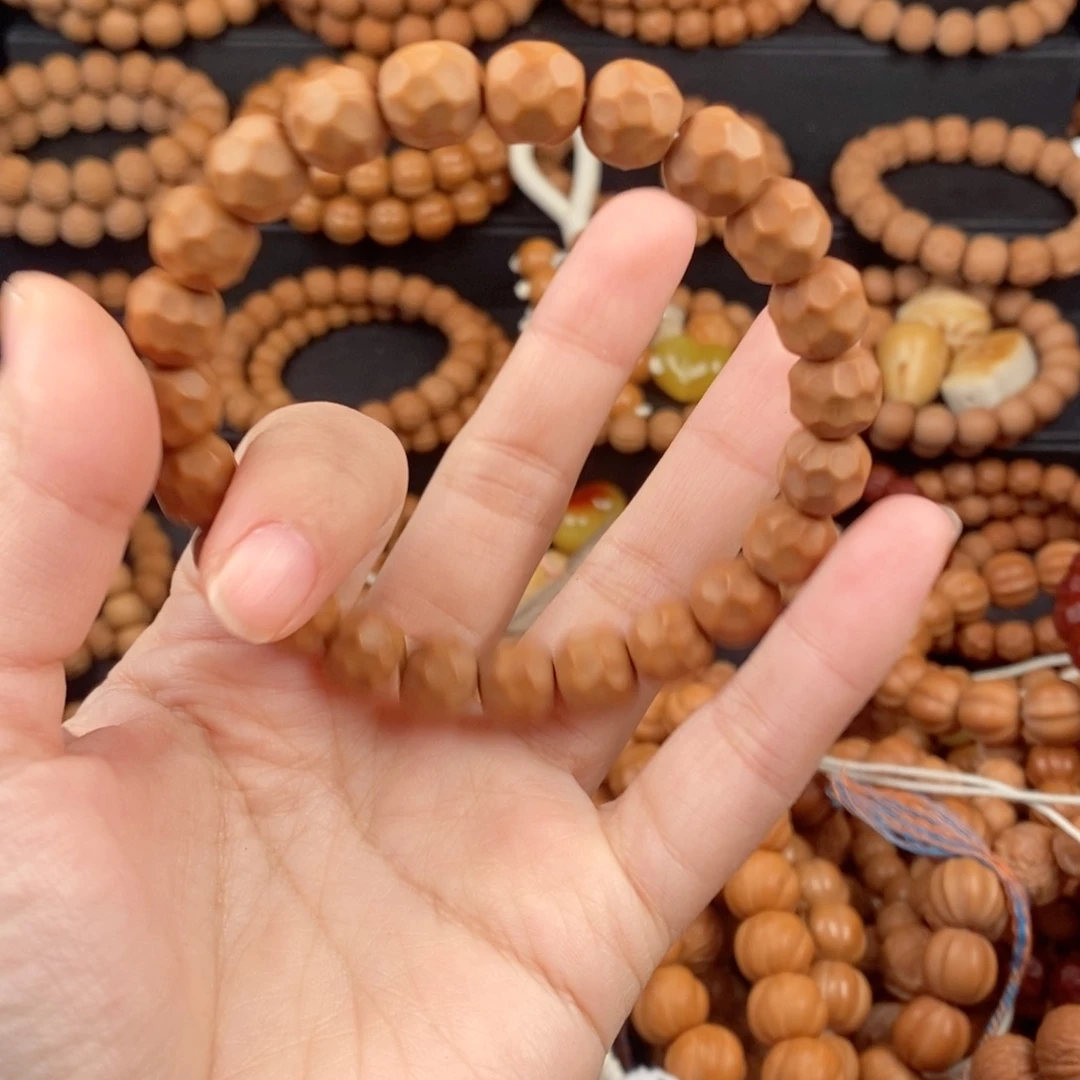 四***天猴头核桃手串二等奶酪