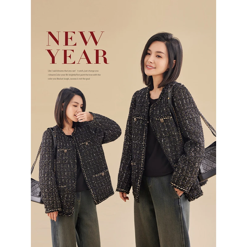 【贵里贵气】亲子羊毛小香羽绒服7212D