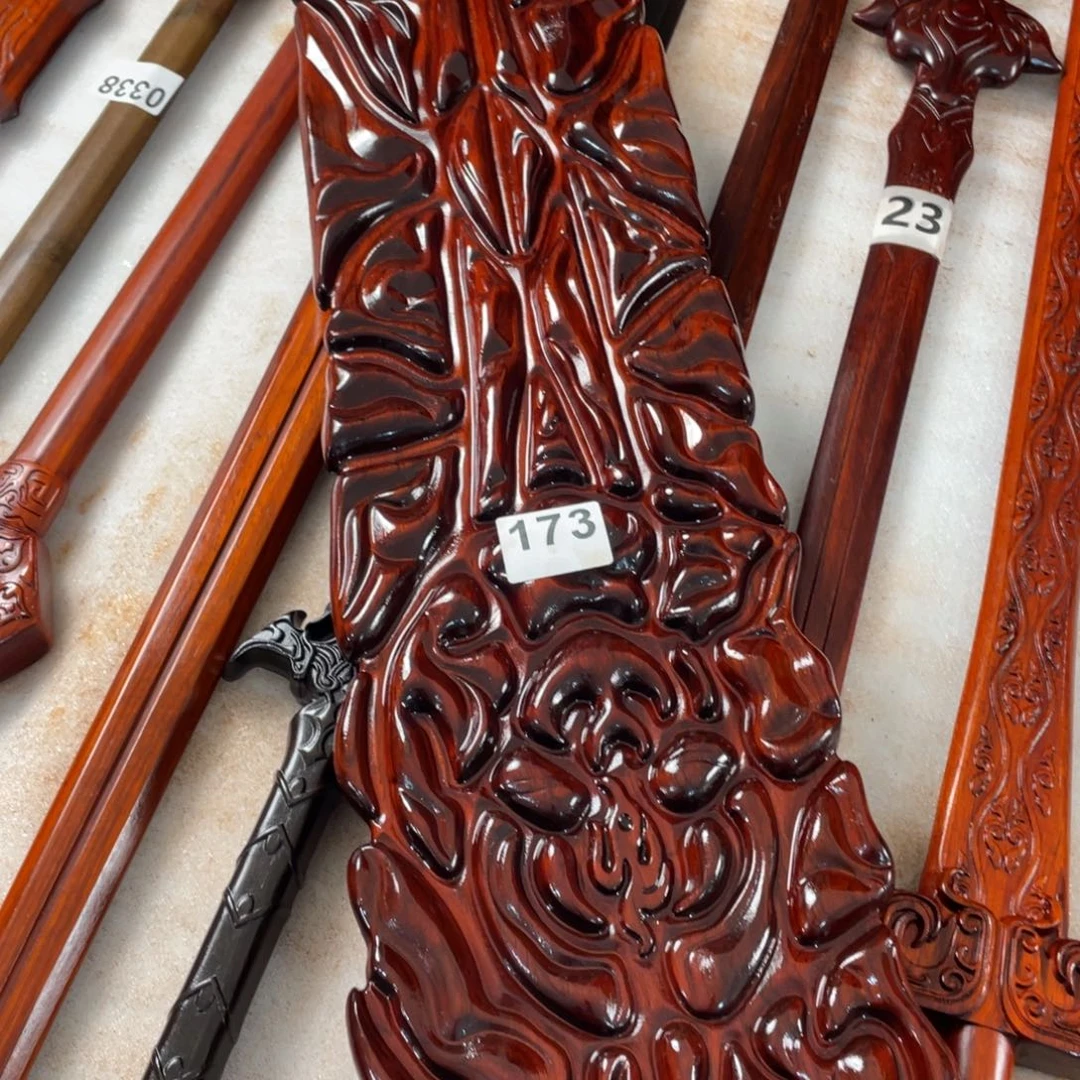 非洲紫檀（红花梨）编号173玄重尺