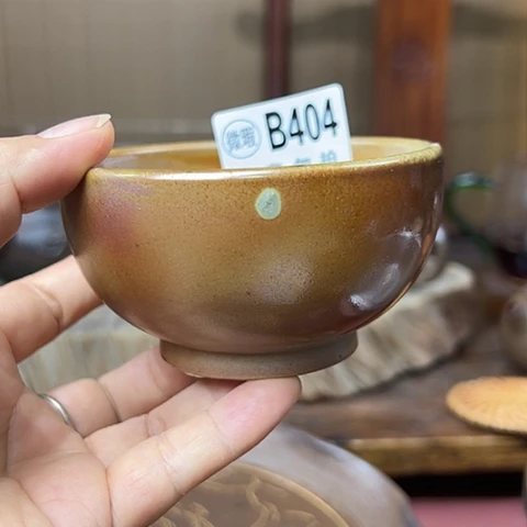 戬谷龙窑柴烧茶杯404