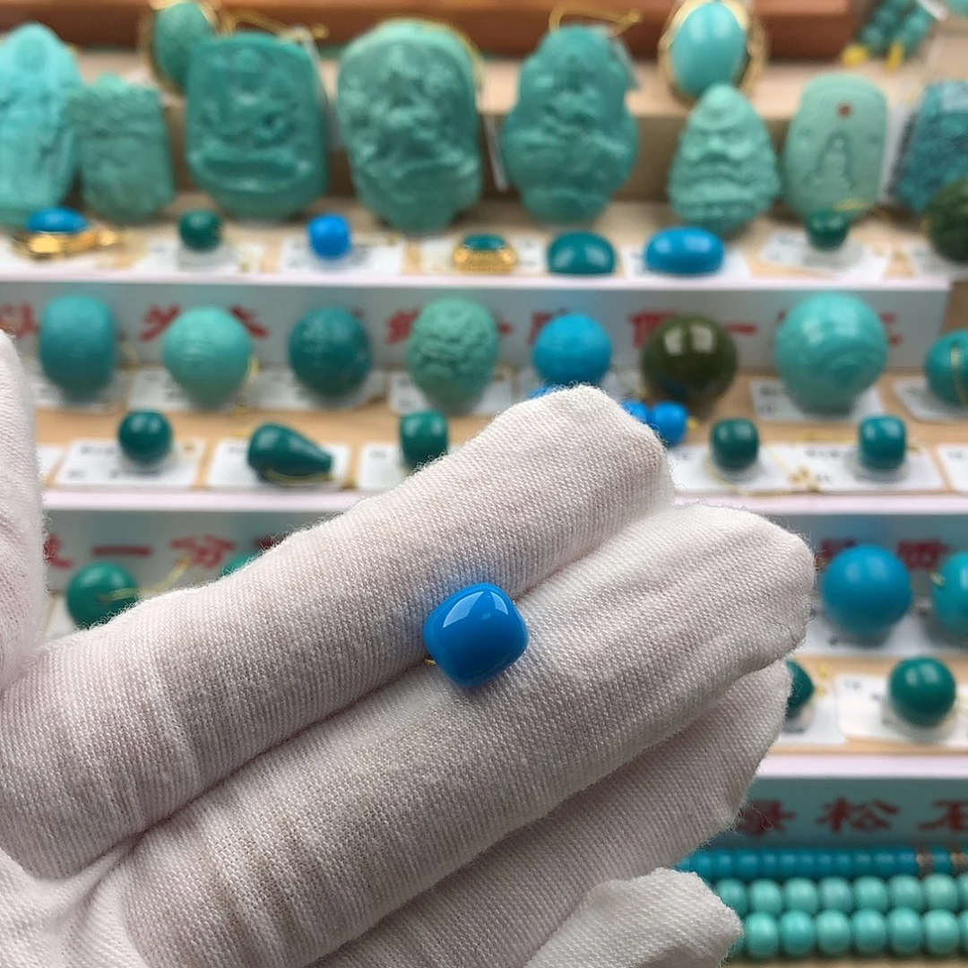 绿松石未镶嵌配饰8.4-8.8