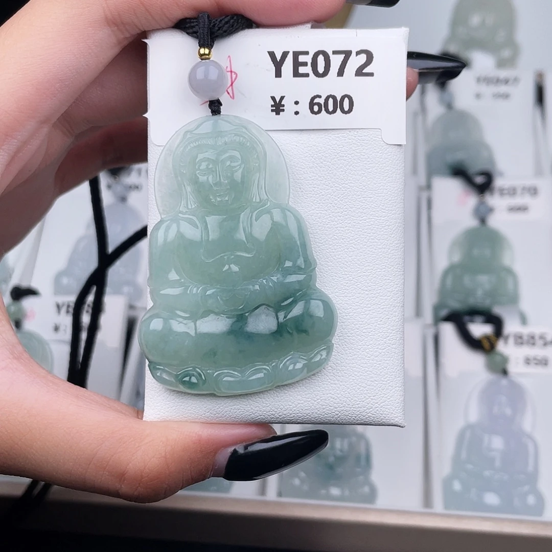 翡翠未镶嵌耳饰YE072
