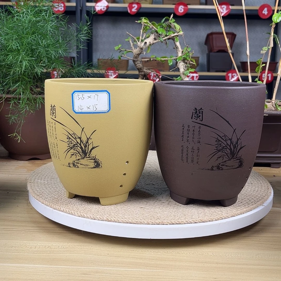 紫砂花盆紫砂花盆