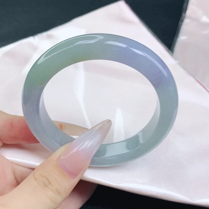 未镶嵌手镯翡翠54-55圈口