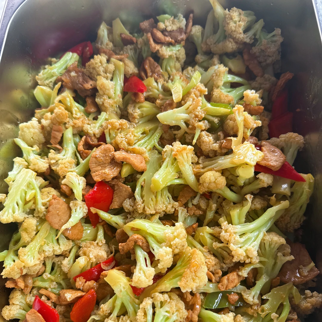 花菜炒肉片,花菜肉片