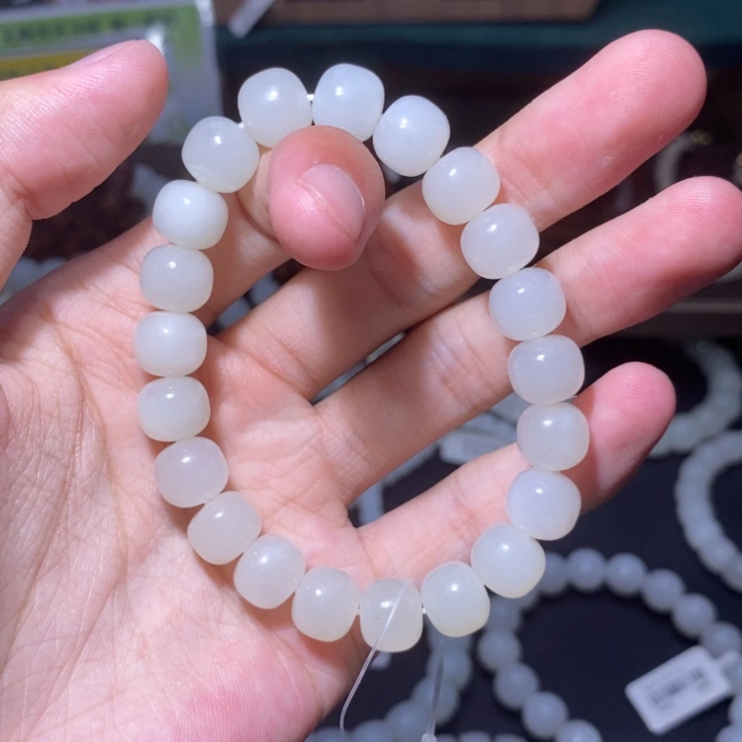 手链未镶嵌和田玉10mm老型