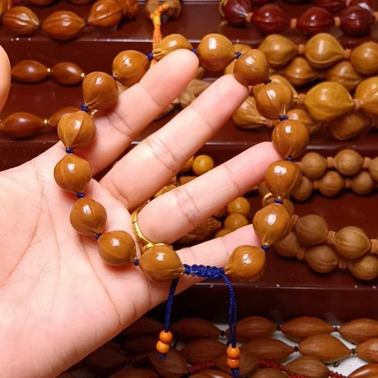 翌***融手串/手链橄榄核橄榄核手串铁核蒜头蜜桃臀野生1.4