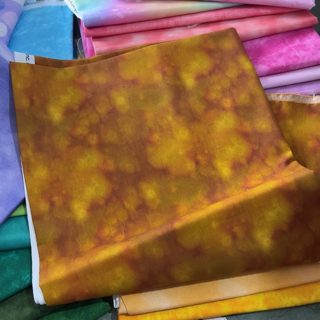 W*N一米价纯棉平布1.1米宽果子布艺节焦糖色