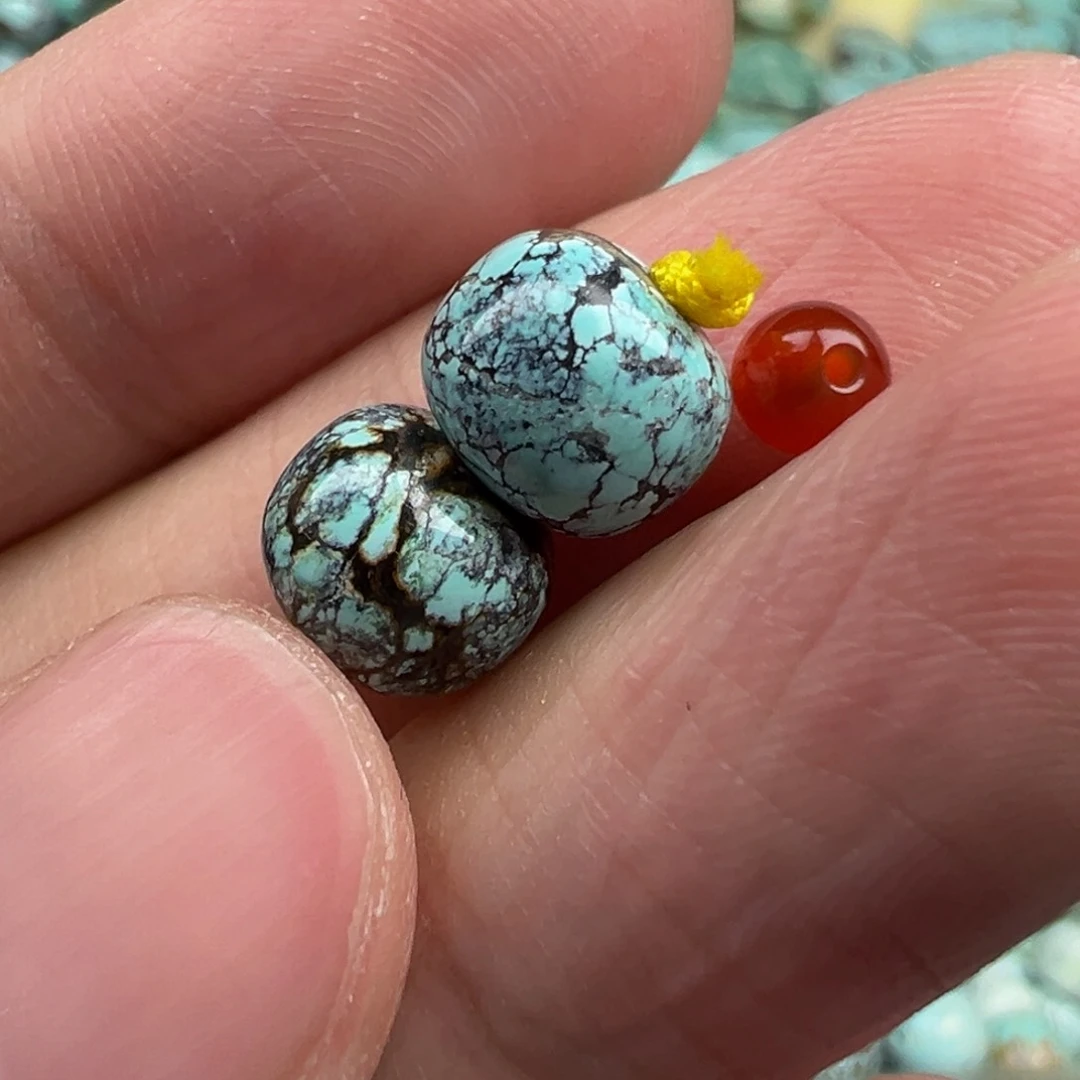 南红玛瑙配饰未镶嵌卡8.5