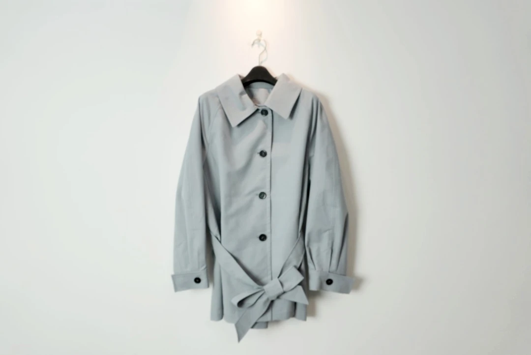 BY01 韩专柜原25春中长款风衣