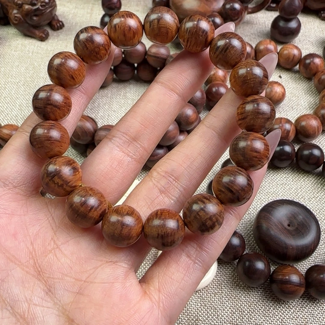 手串/手链黄花梨/降香黄檀黄金底芝麻点