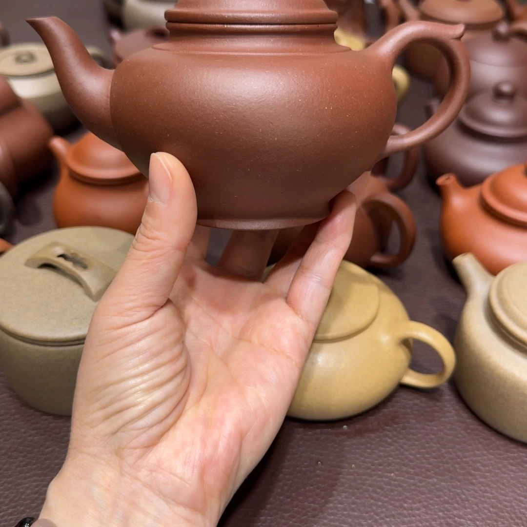 紫砂茶壶?**?底槽清笑樱310cc超粉福利