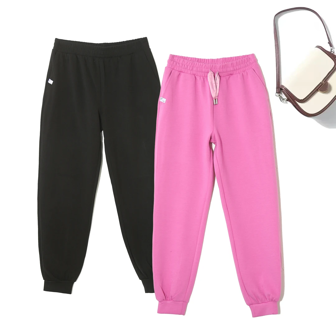 【特价】束脚女士休闲减龄时尚舒适韩系百搭松紧腰春秋休闲裤N54