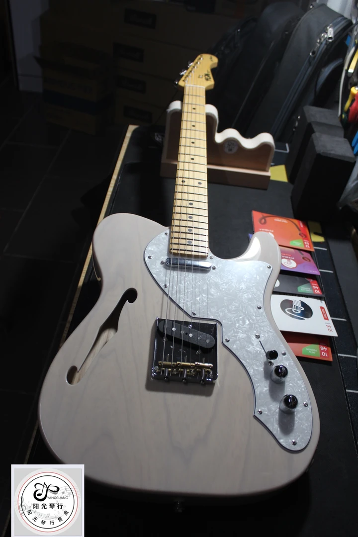 FGN日产 TL 半空心款 电吉他 岑木ASH木头 枫木指板 夜光品位22品